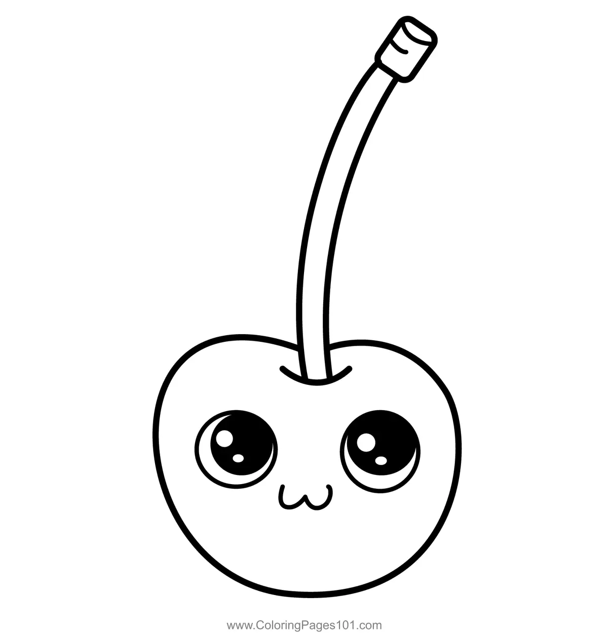 Cherry Coloring Pages 3
