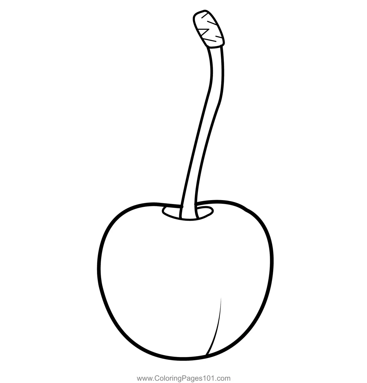 Cherry Coloring Pages 4
