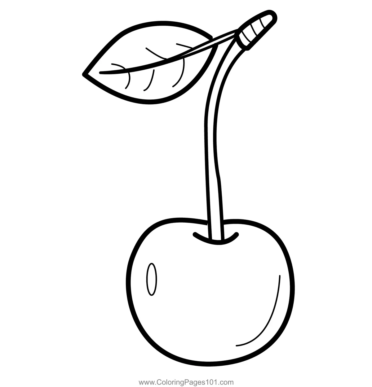 Cherry Coloring Pages 5