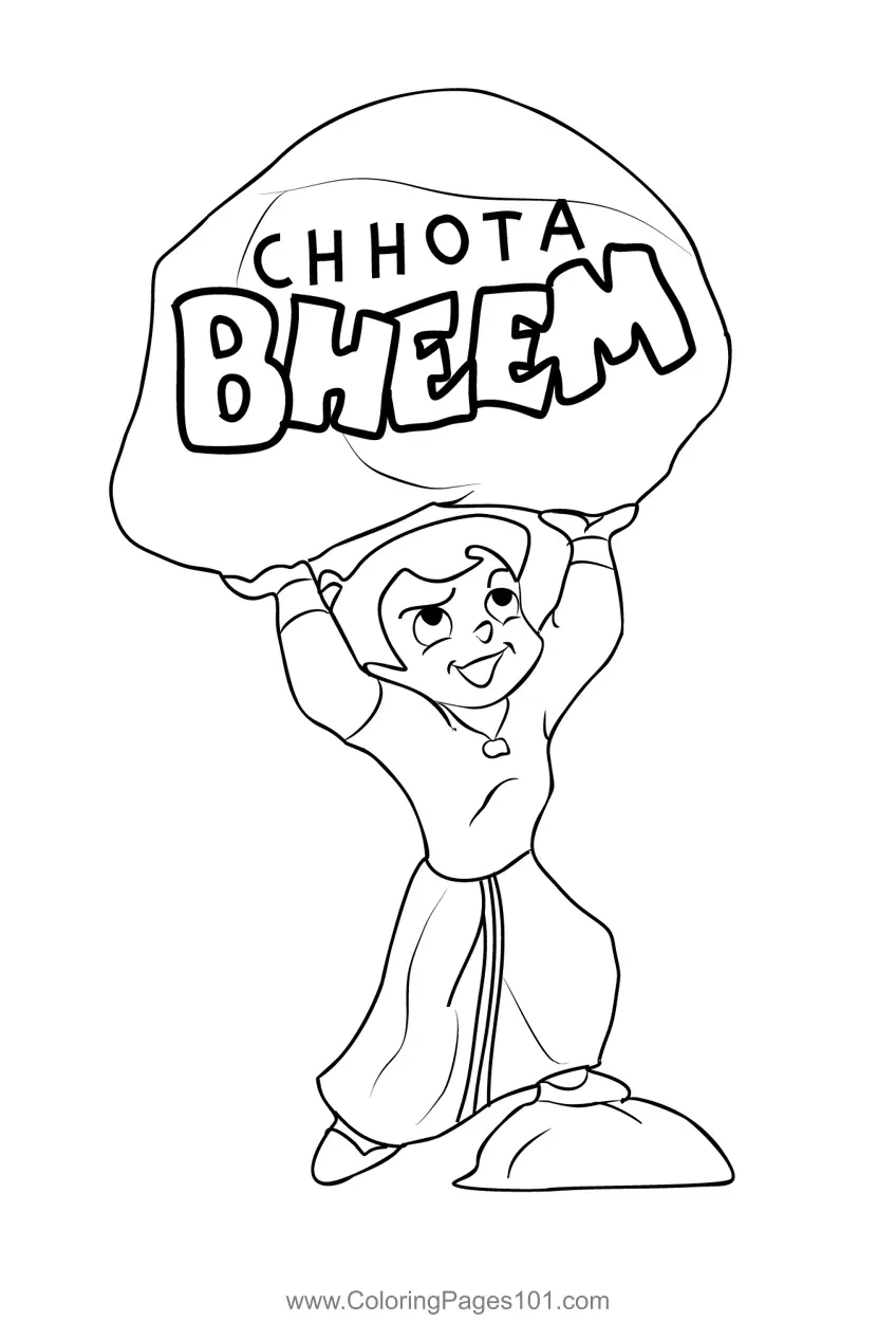 Chhota Bheem Coloring Pages 10