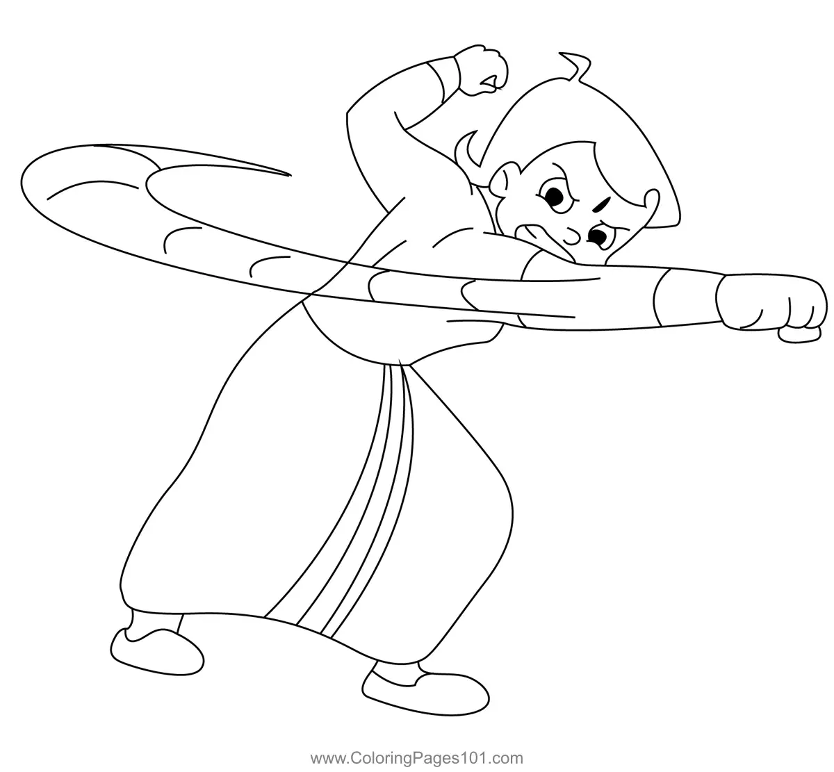 Chhota Bheem Coloring Pages 11