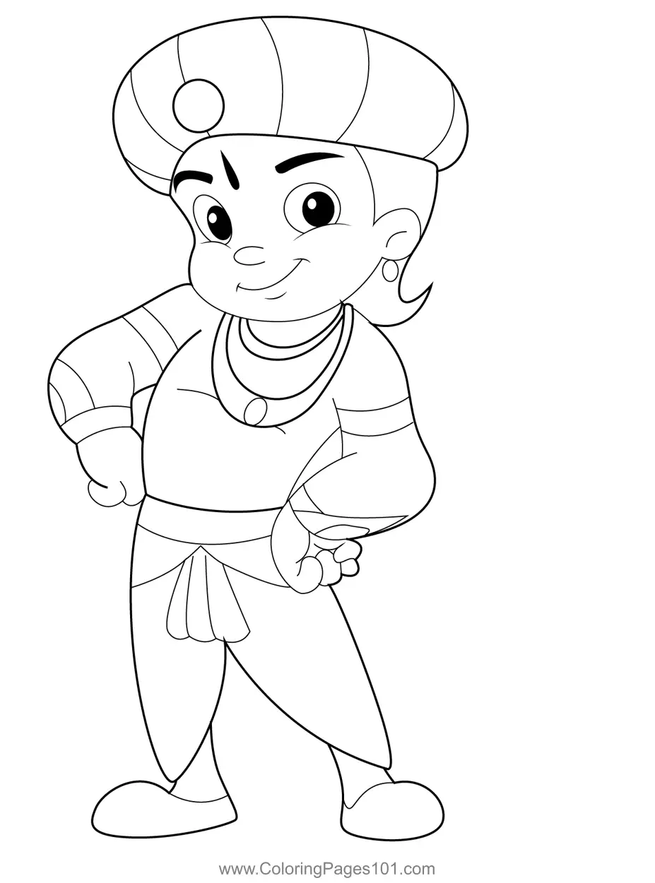 Chhota Bheem Coloring Pages 5