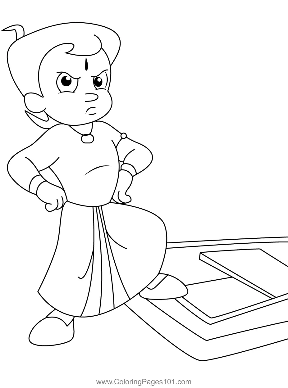 Chhota Bheem Coloring Pages 6