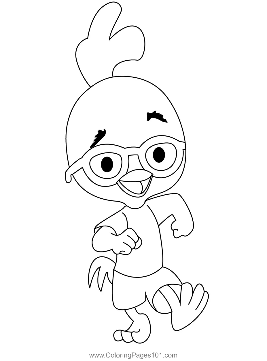 Chicken Little Coloring Pages 1