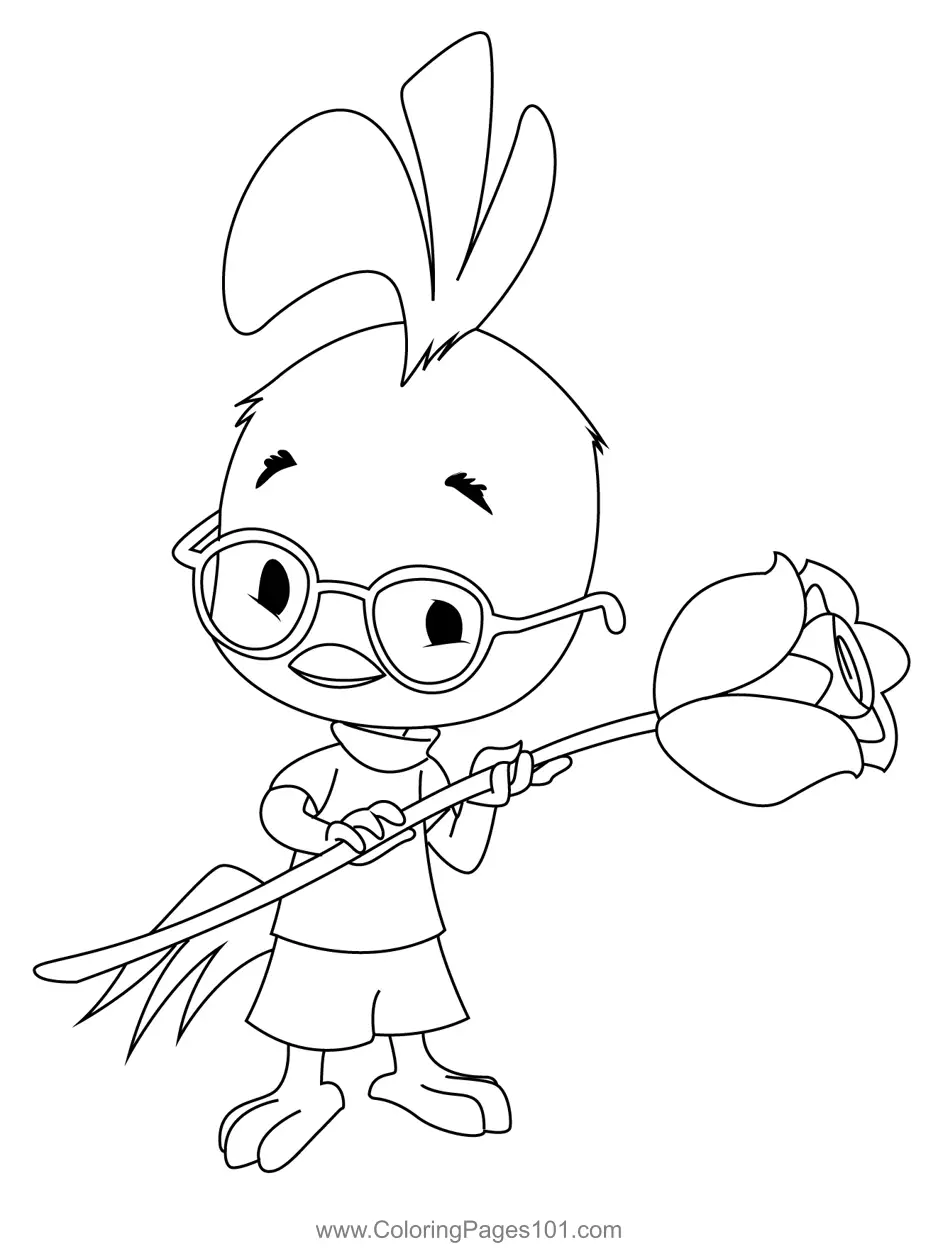 Chicken Little Coloring Pages 10