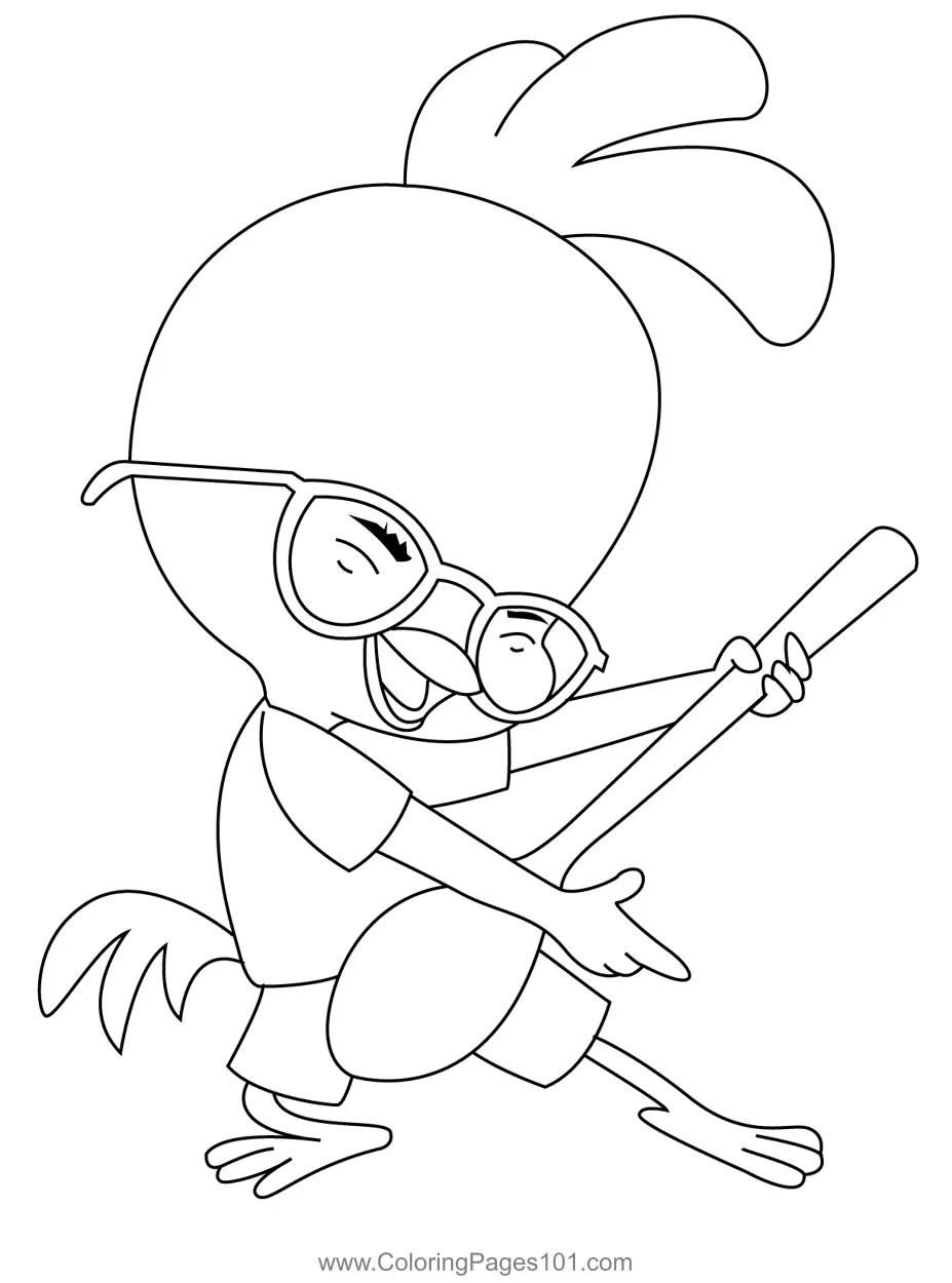 Chicken Little Coloring Pages 11