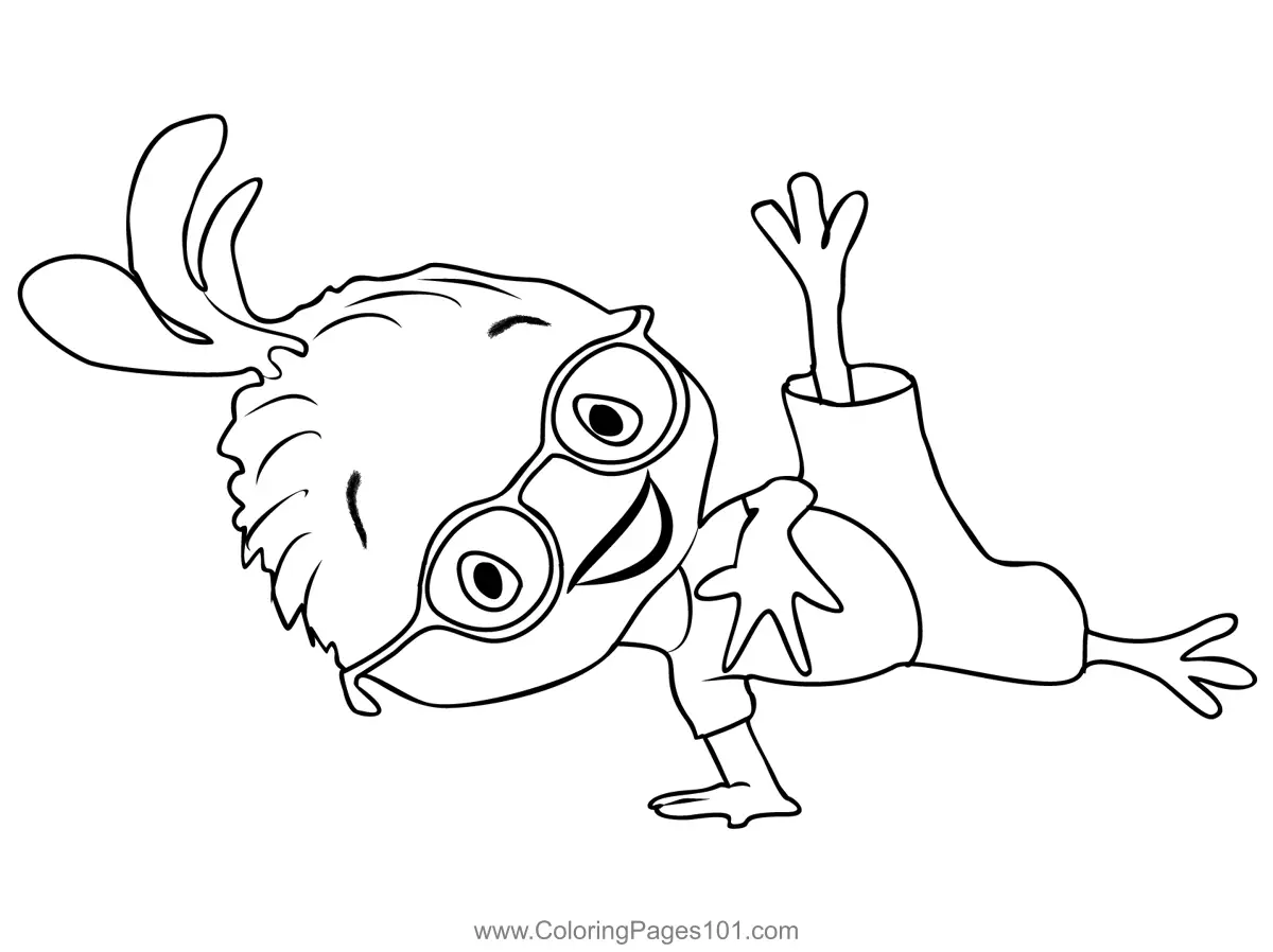 Chicken Little Coloring Pages 3