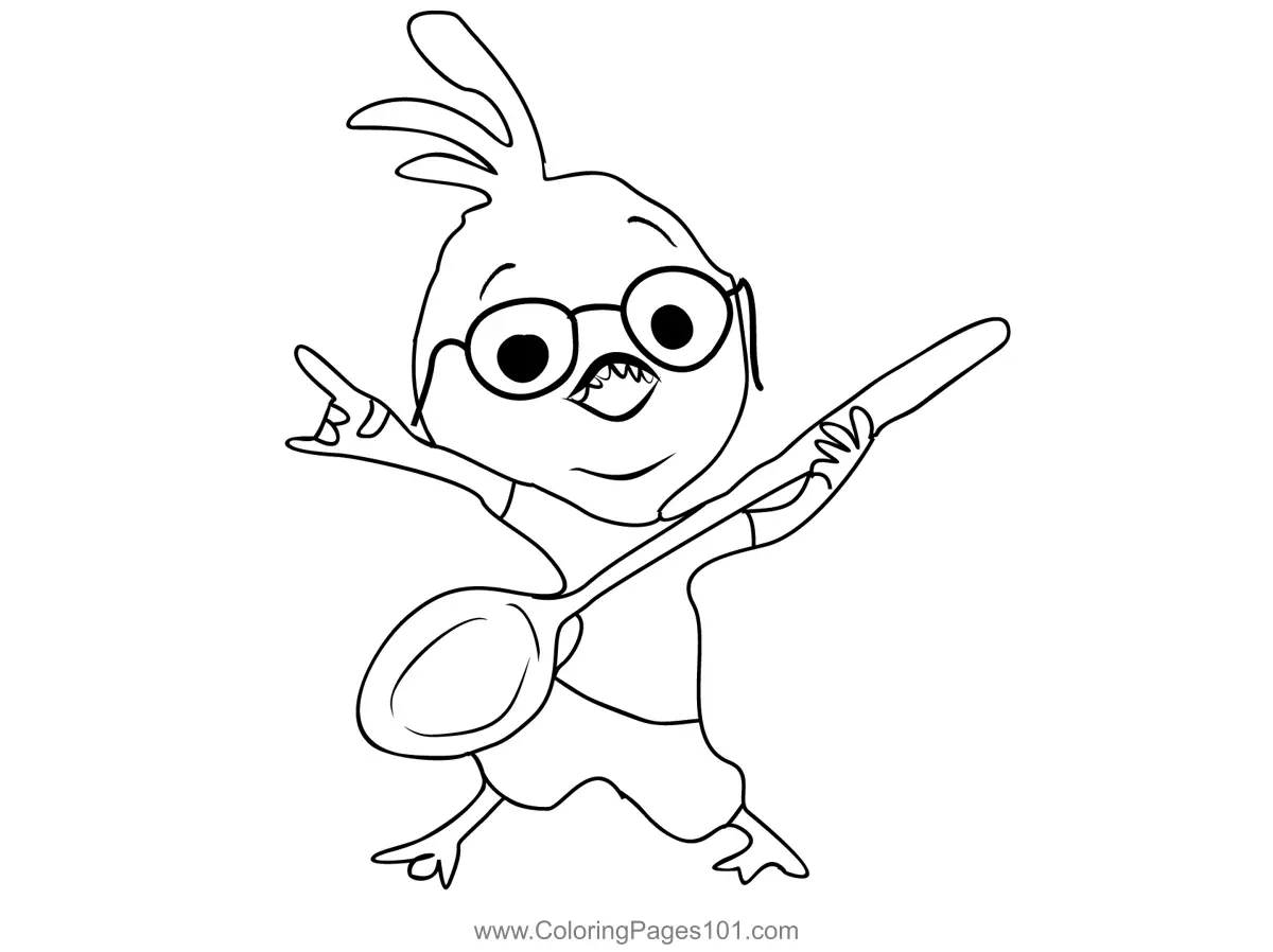Chicken Little Coloring Pages 5