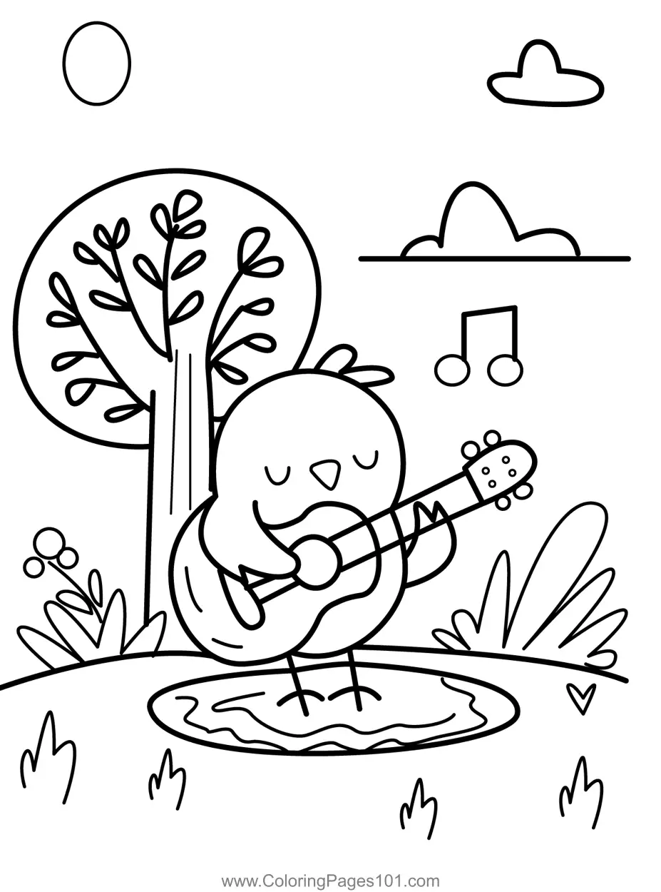 Chickens Coloring Pages 3