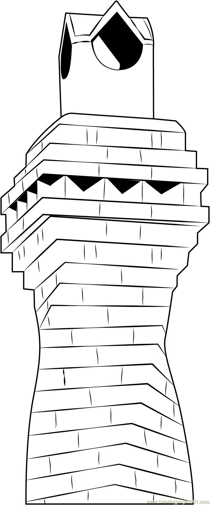 Chimney Coloring Pages 11