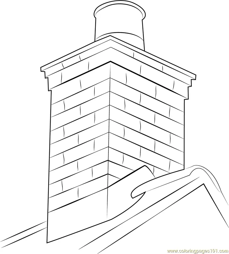 Chimney Coloring Pages