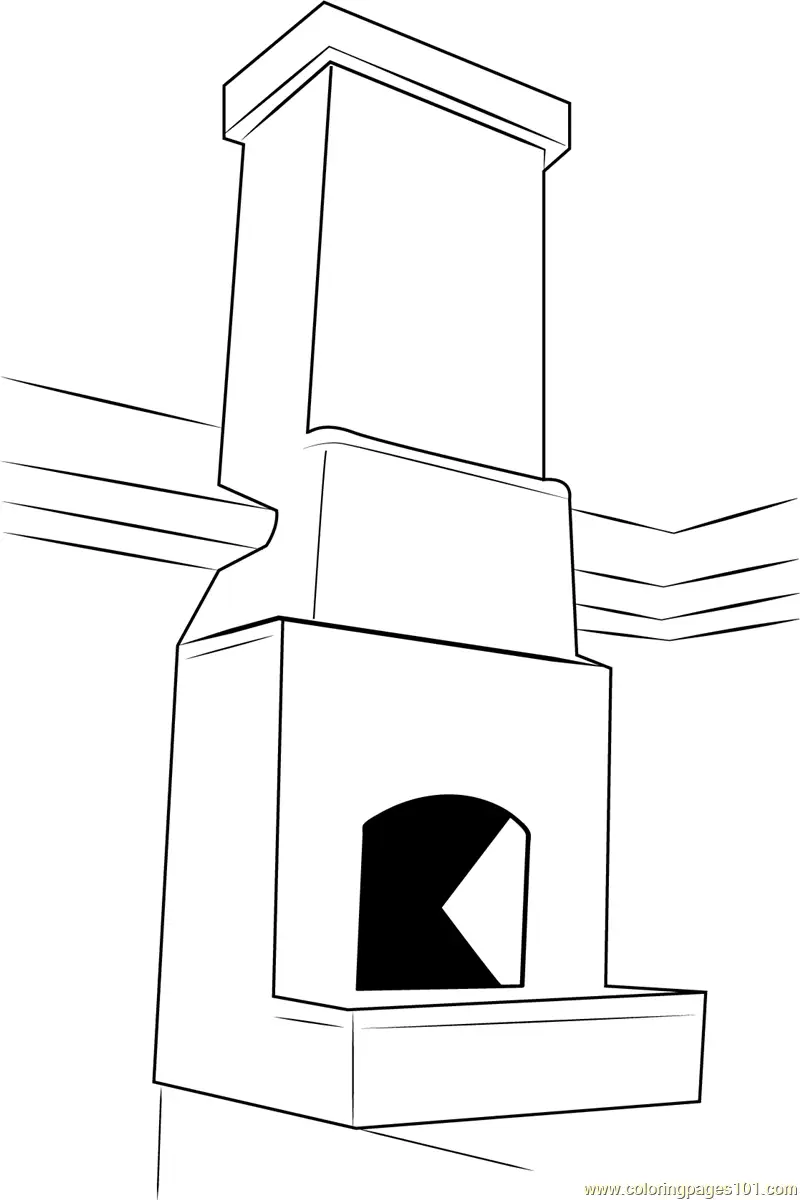 Chimney Coloring Pages 2