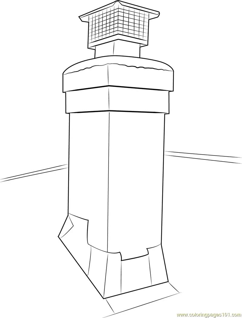 Chimney Coloring Pages 4