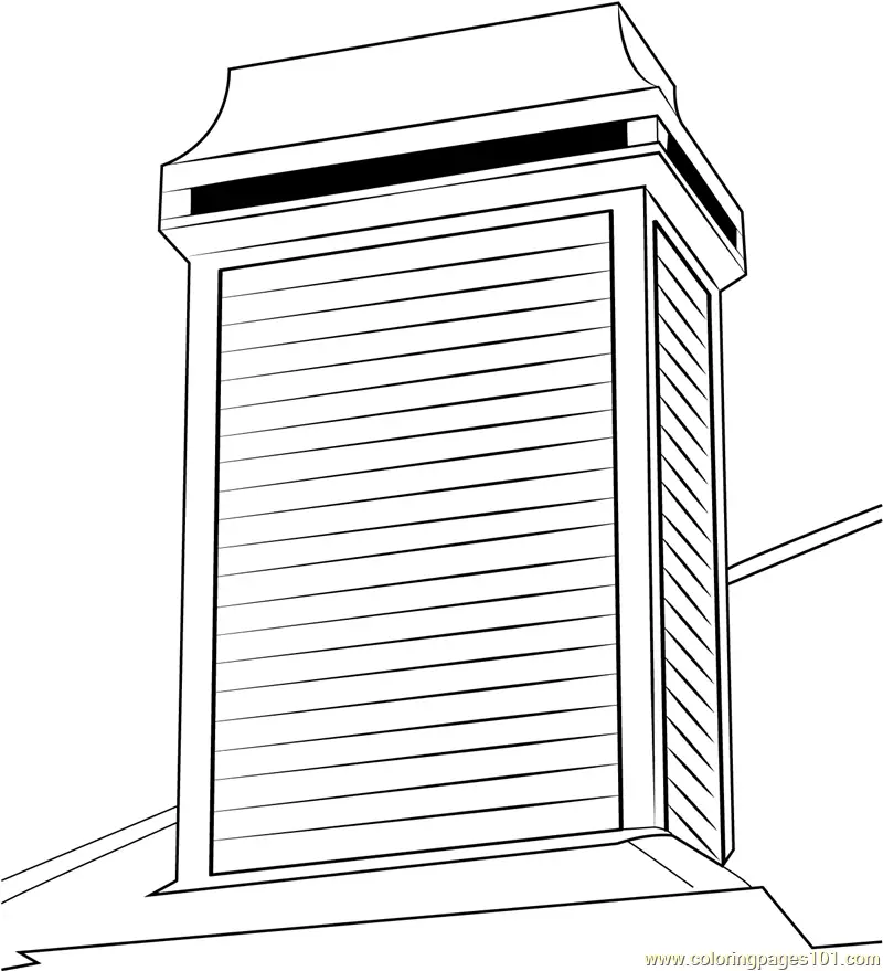 Chimney Coloring Pages 6