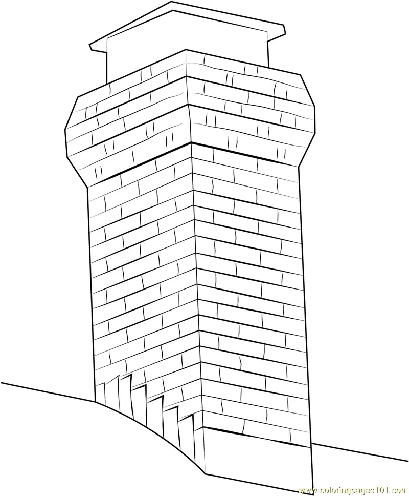 Chimney Coloring Pages 7