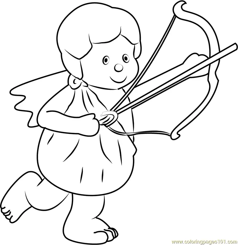 Christmas Angels Coloring Pages 2