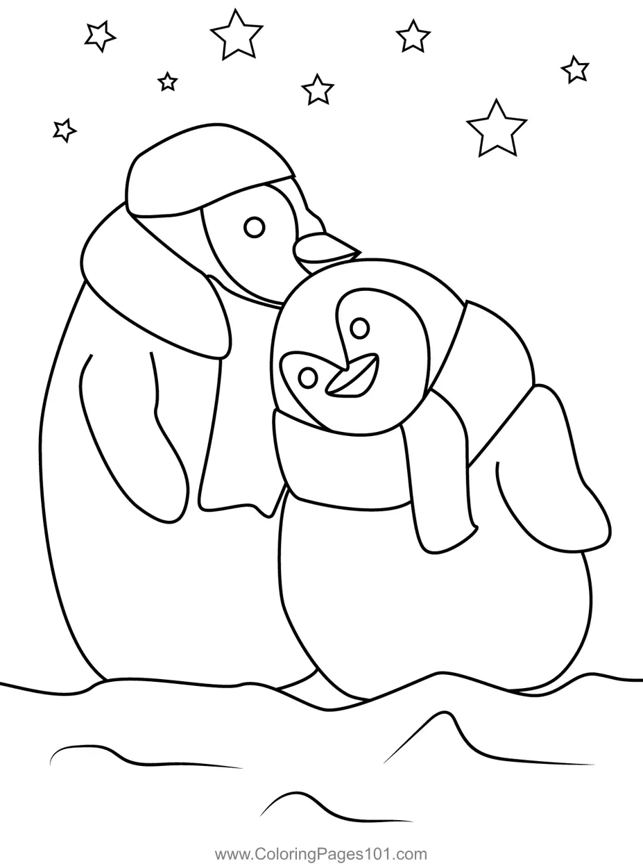 Christmas Animals Coloring Pages 5