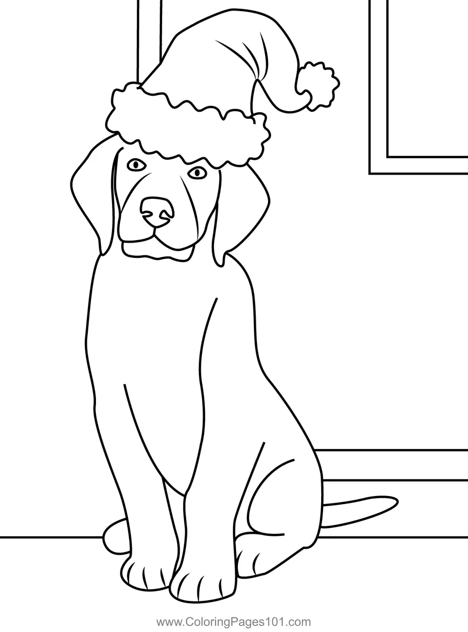 Christmas Animals Coloring Pages 8