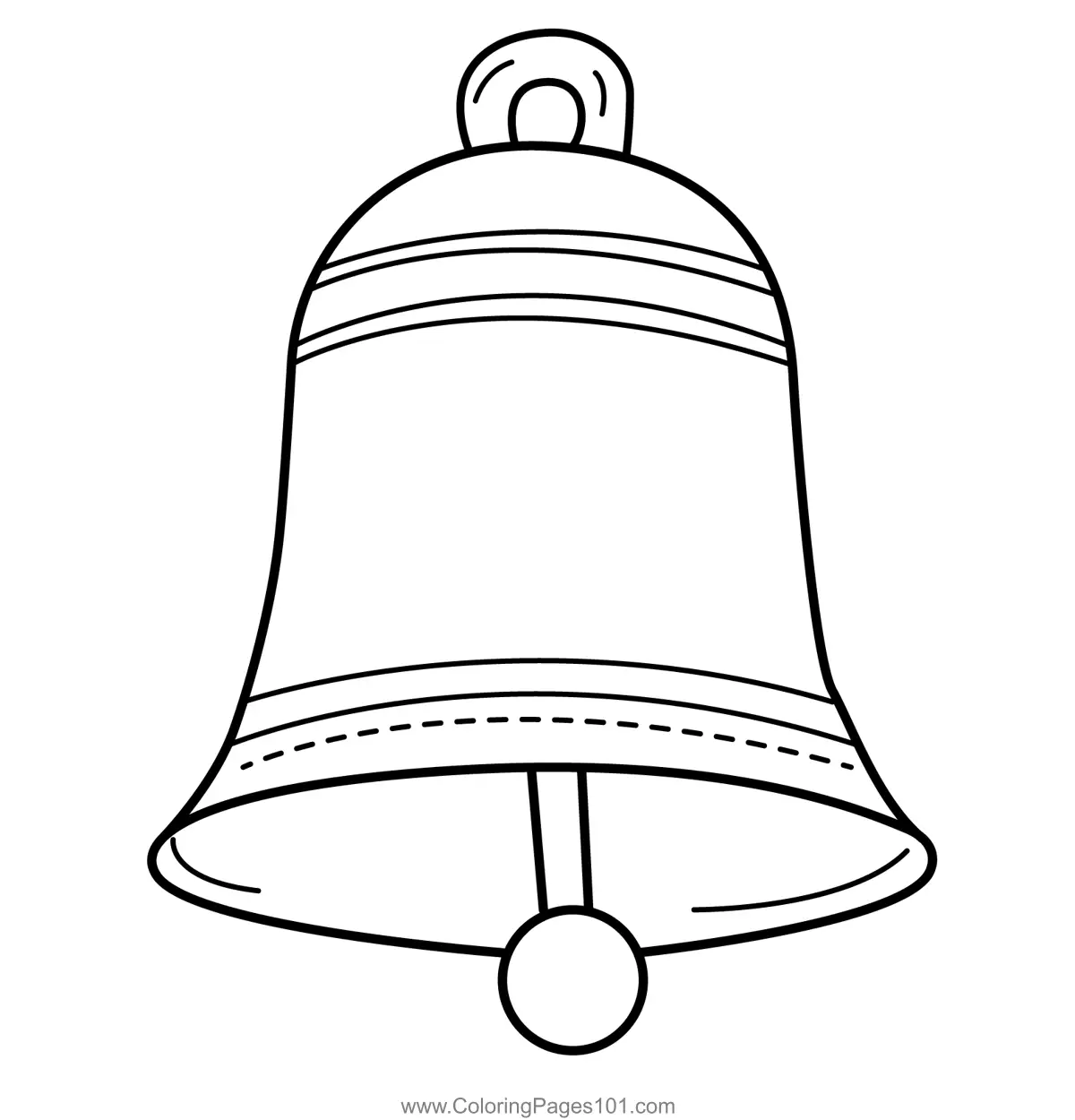 Christmas Bells Coloring Pages 1