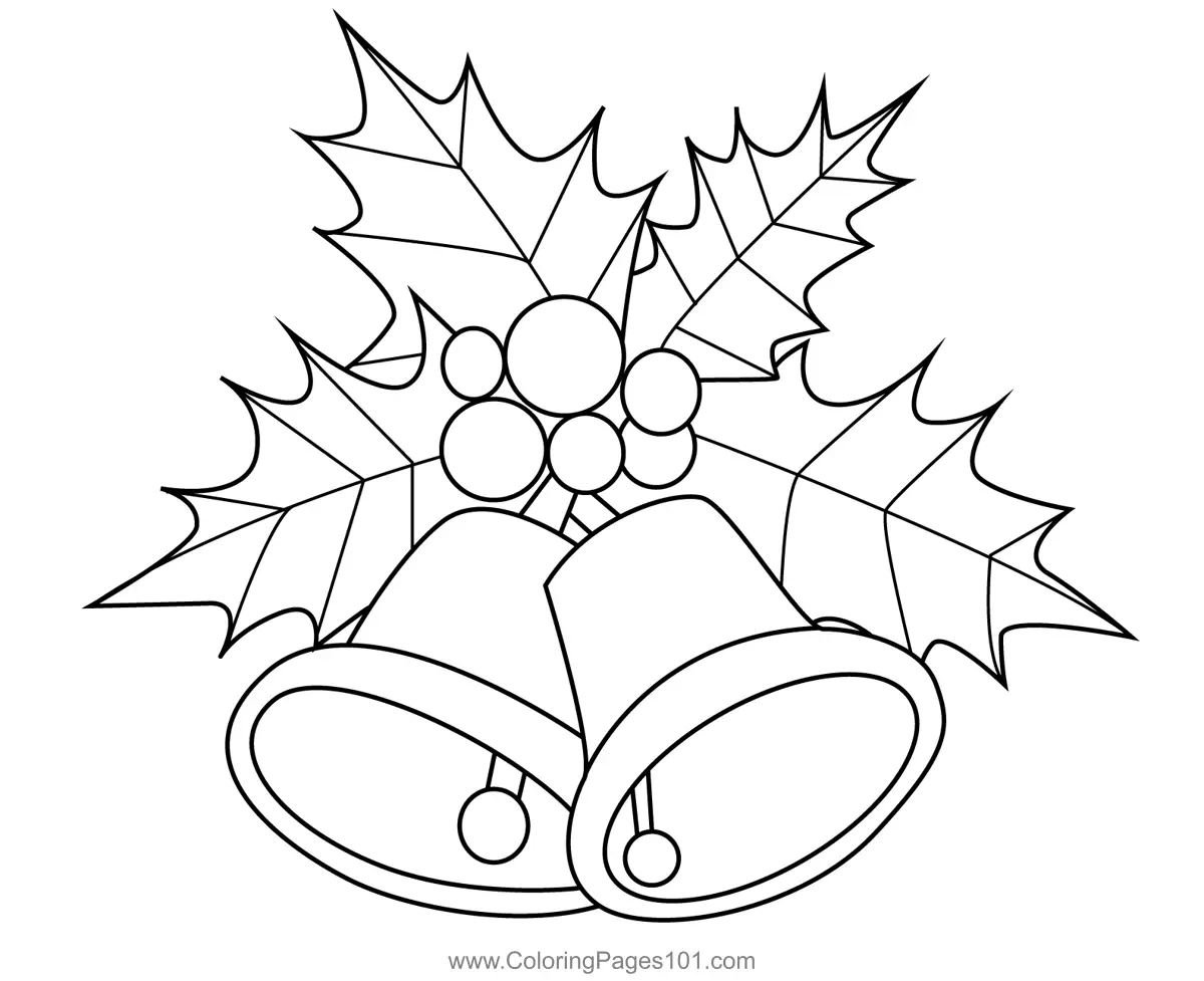 Christmas Bells Coloring Pages 4
