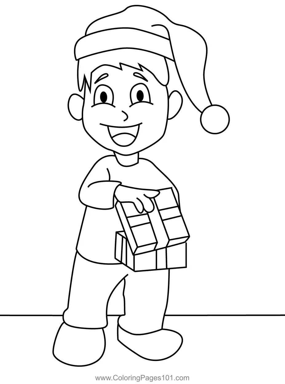 Christmas Gifts Coloring Pages 7