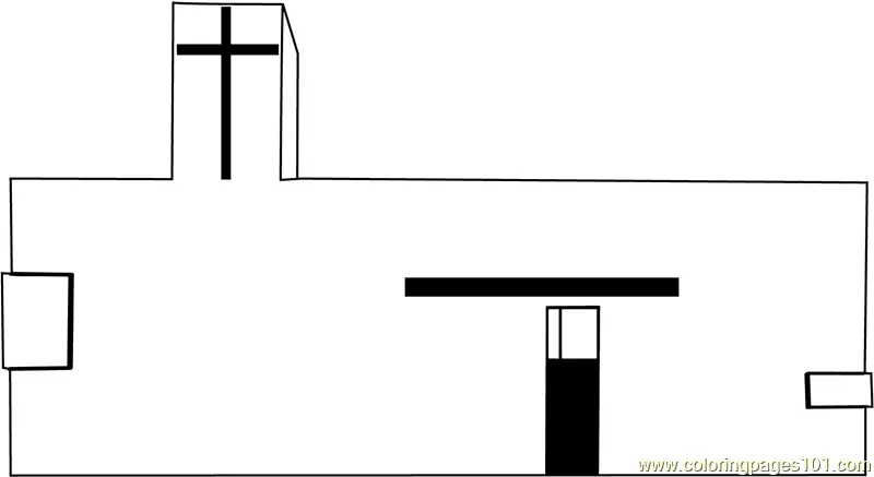 Churches Coloring Pages 10