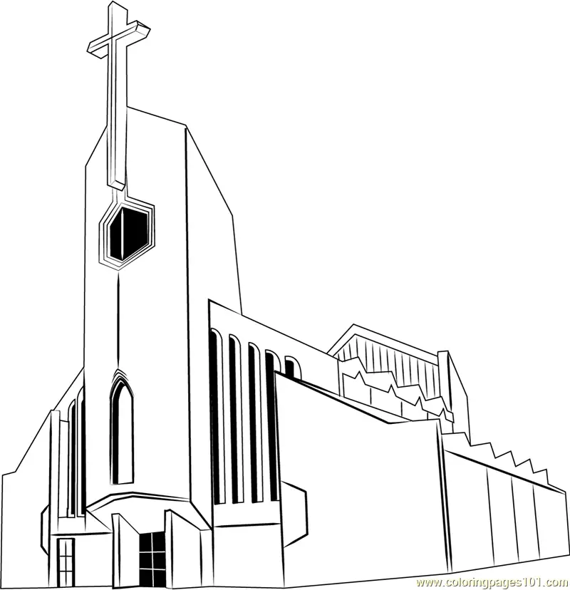 Churches Coloring Pages 2