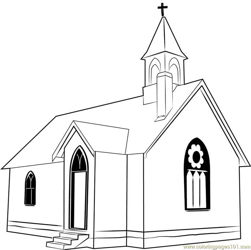 Churches Coloring Pages 3