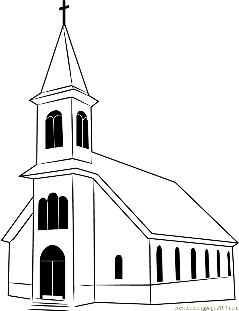 Churches Coloring Pages 6
