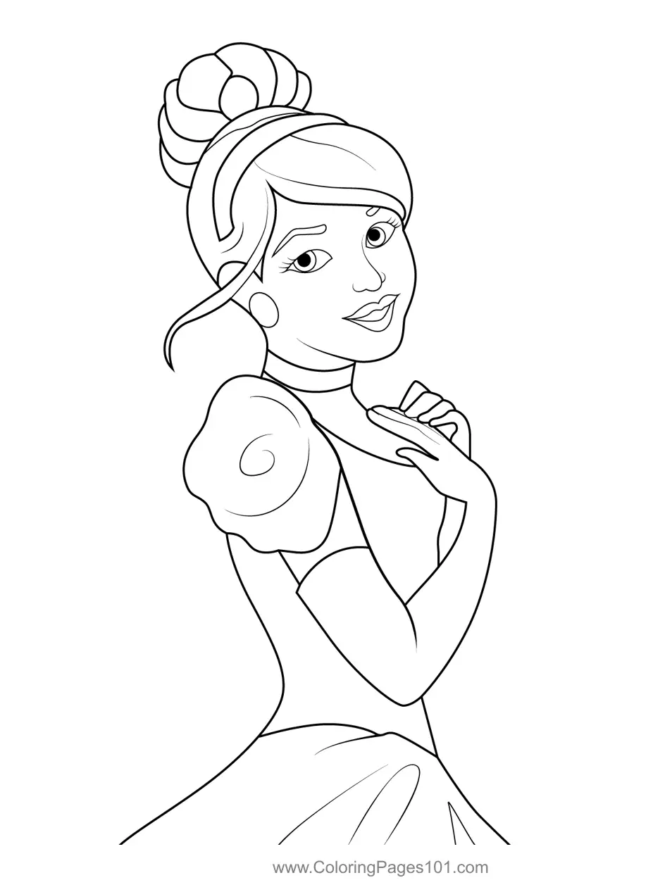Cinderella Coloring Pages 13