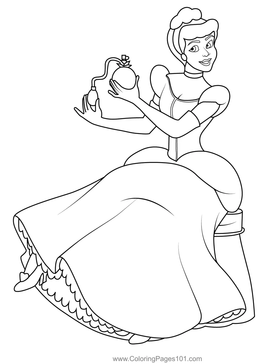 Cinderella Coloring Pages 14