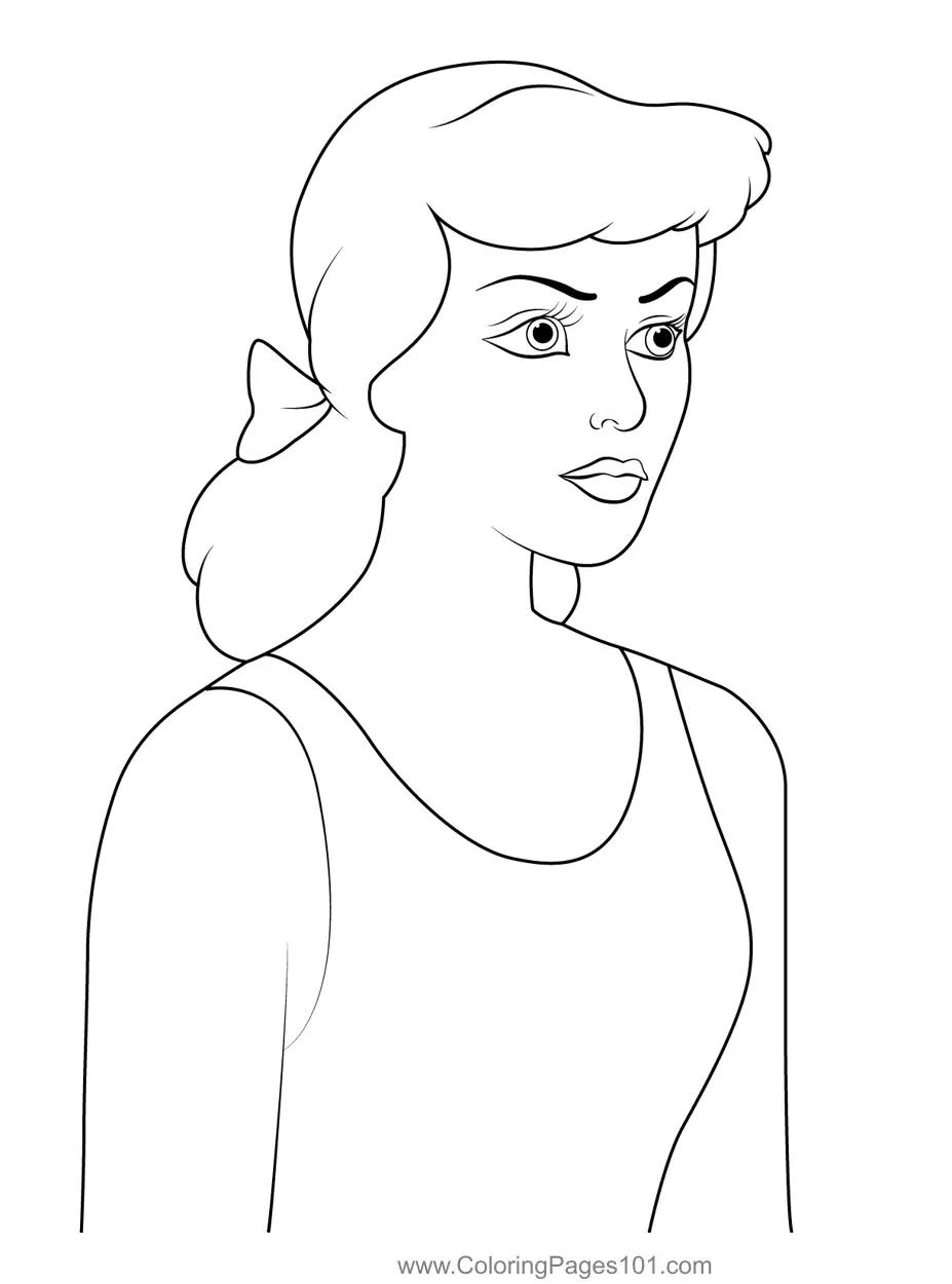 Cinderella Coloring Pages 21