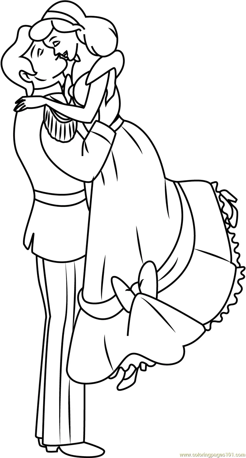 Cinderella Coloring Pages 5