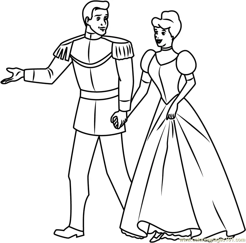 Cinderella Coloring Pages 7