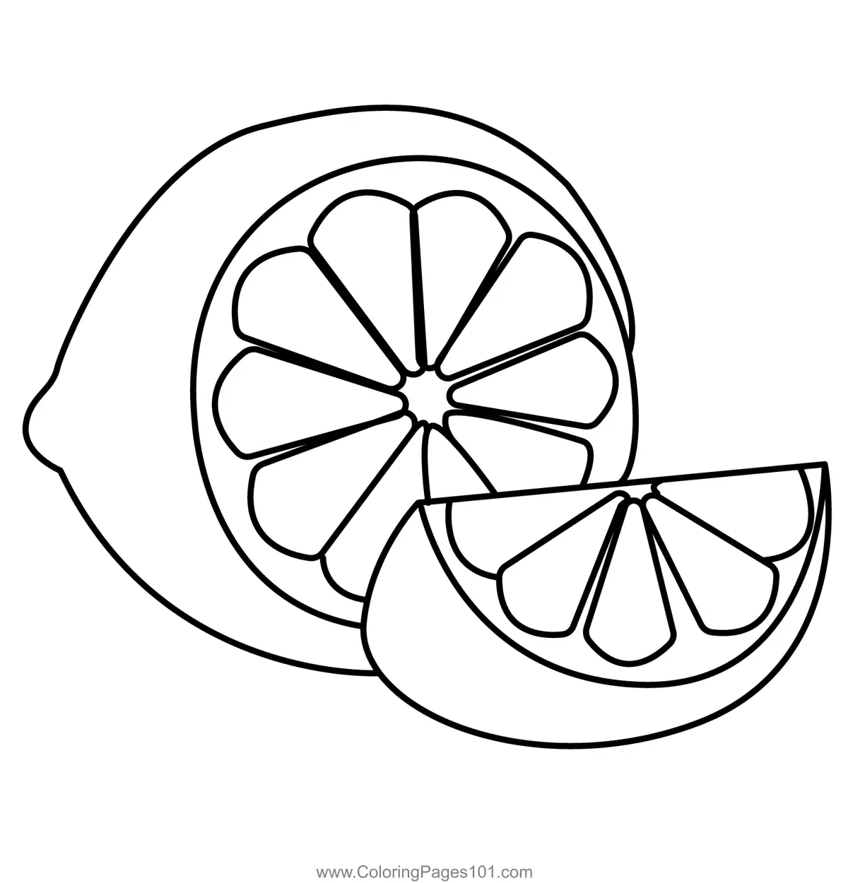 Citrus Coloring Pages 1