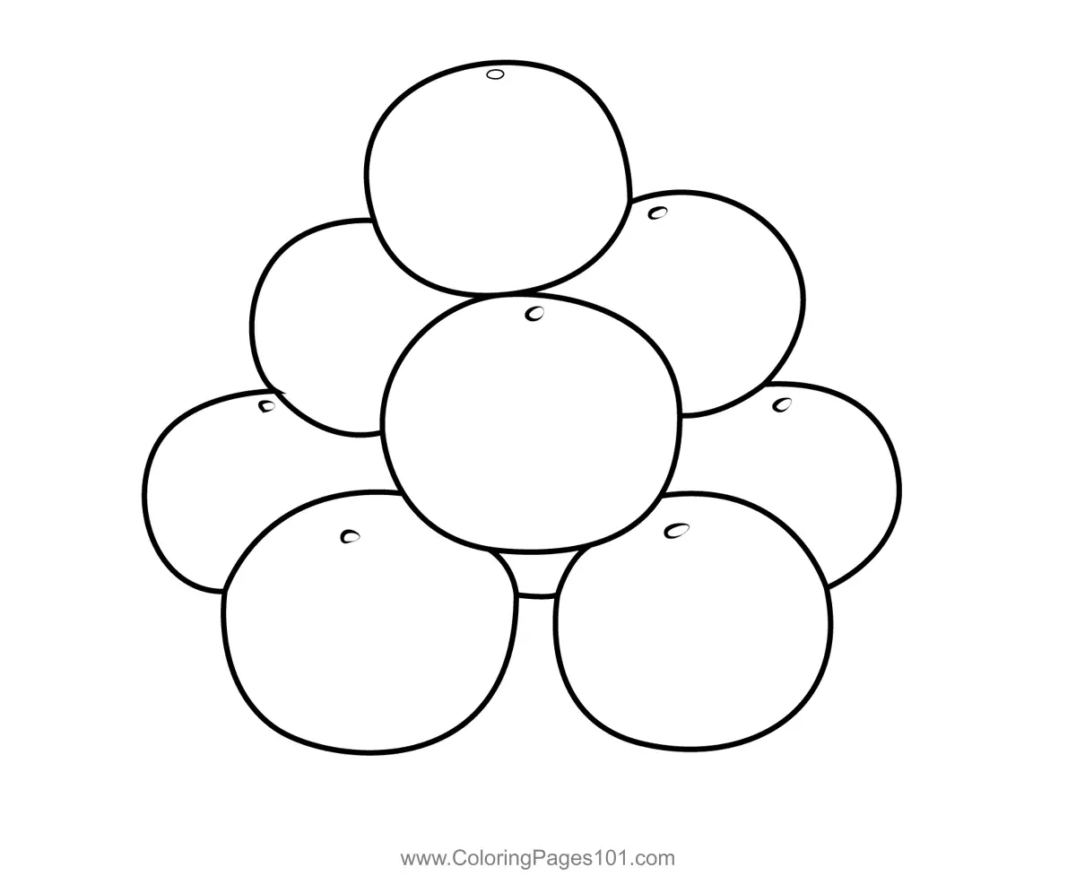 Citrus Coloring Pages 4