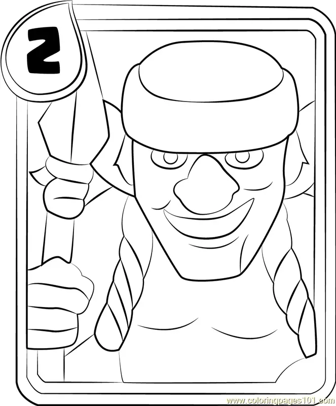 Clash Royale Coloring Pages 1