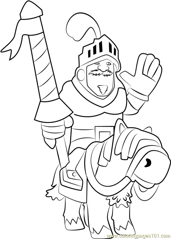 Clash Royale Coloring Pages 2