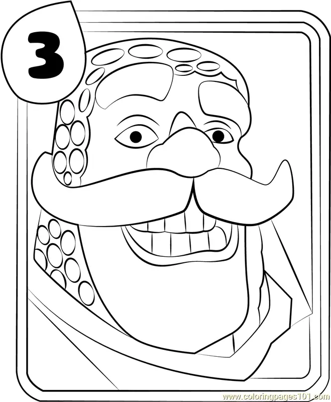 Clash Royale Coloring Pages 3