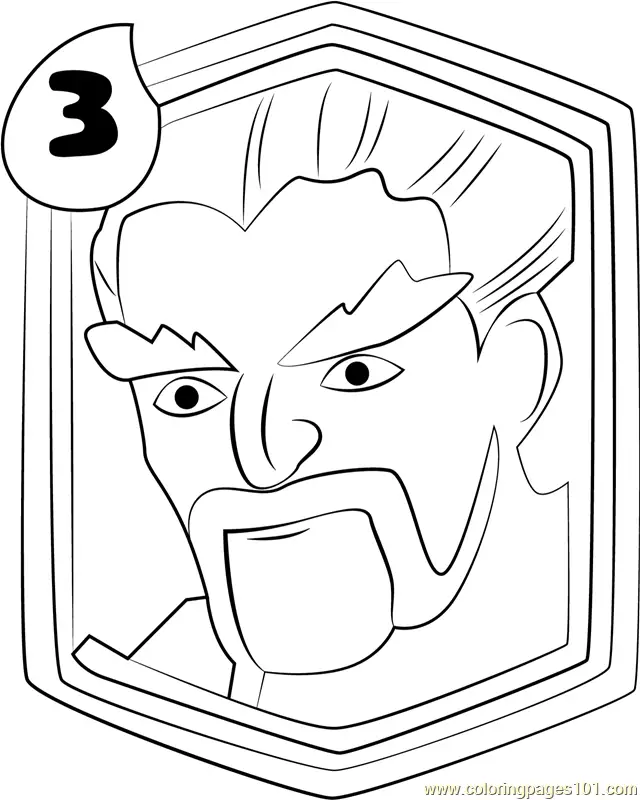 Clash Royale Coloring Pages 4