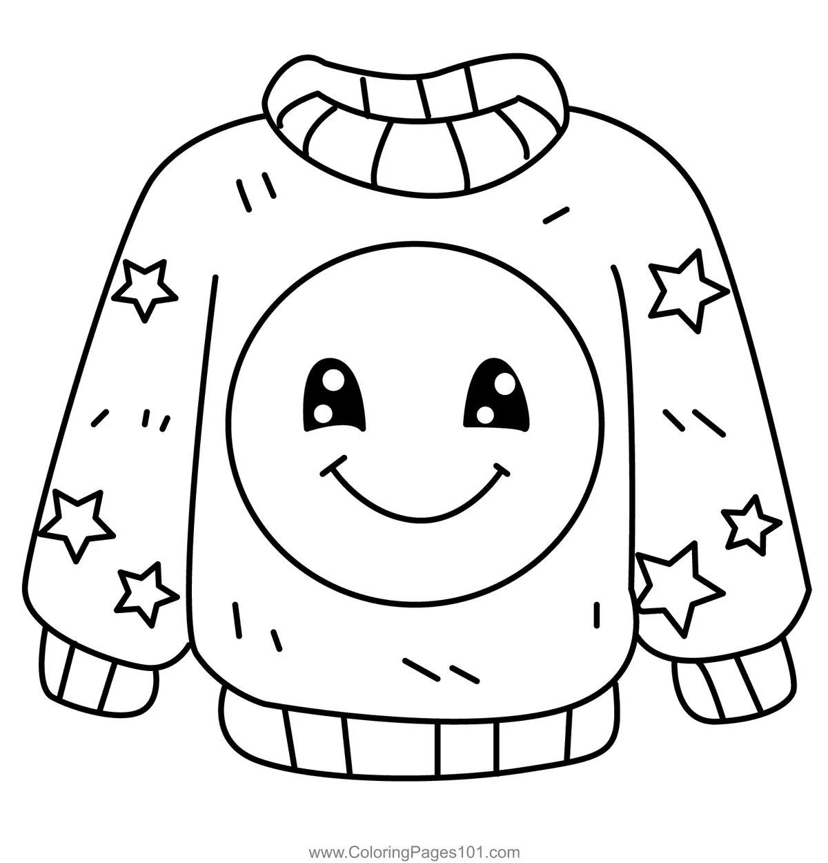 Clothing Coloring Pages 7
