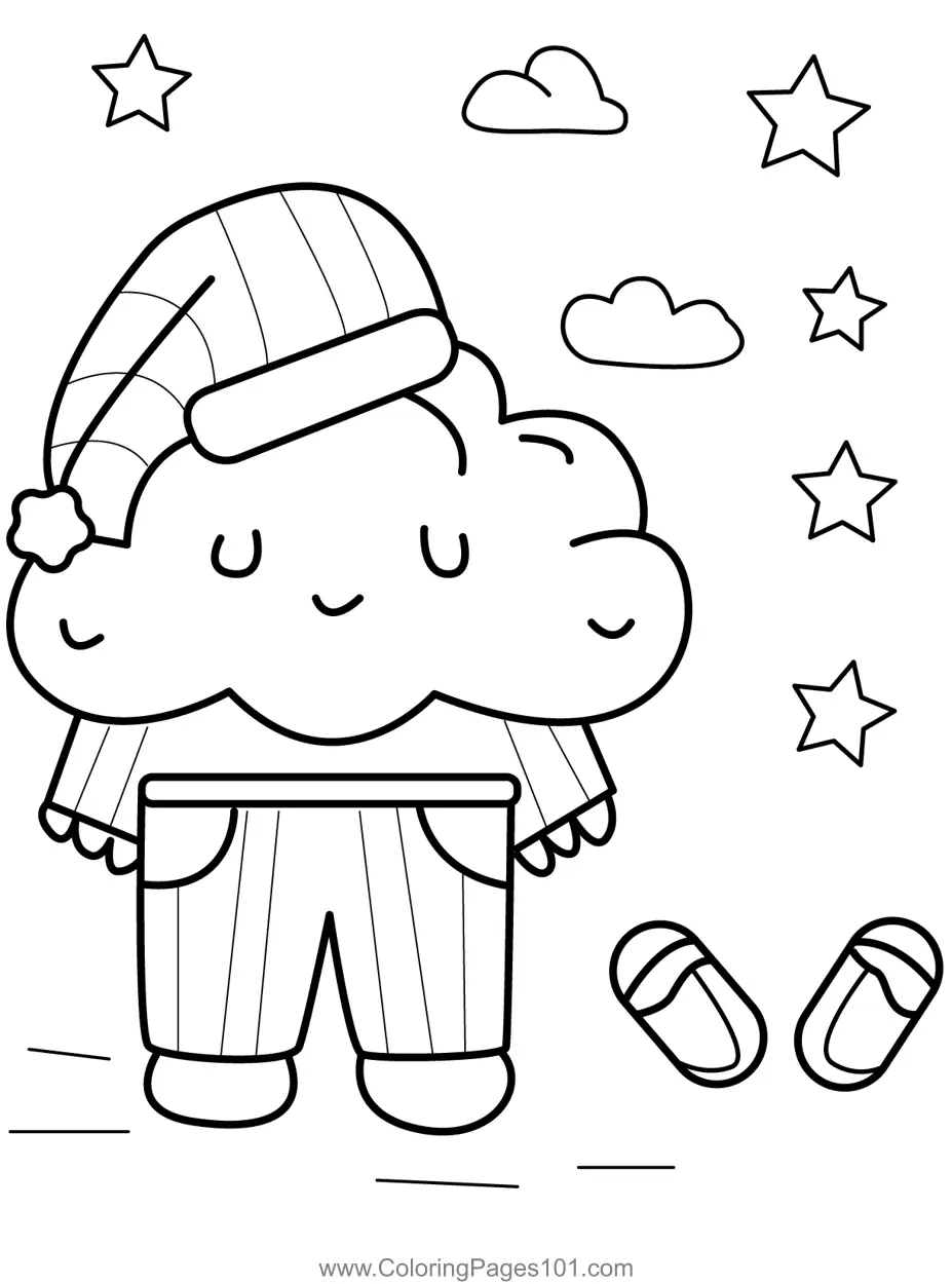 Clouds Coloring Pages 3