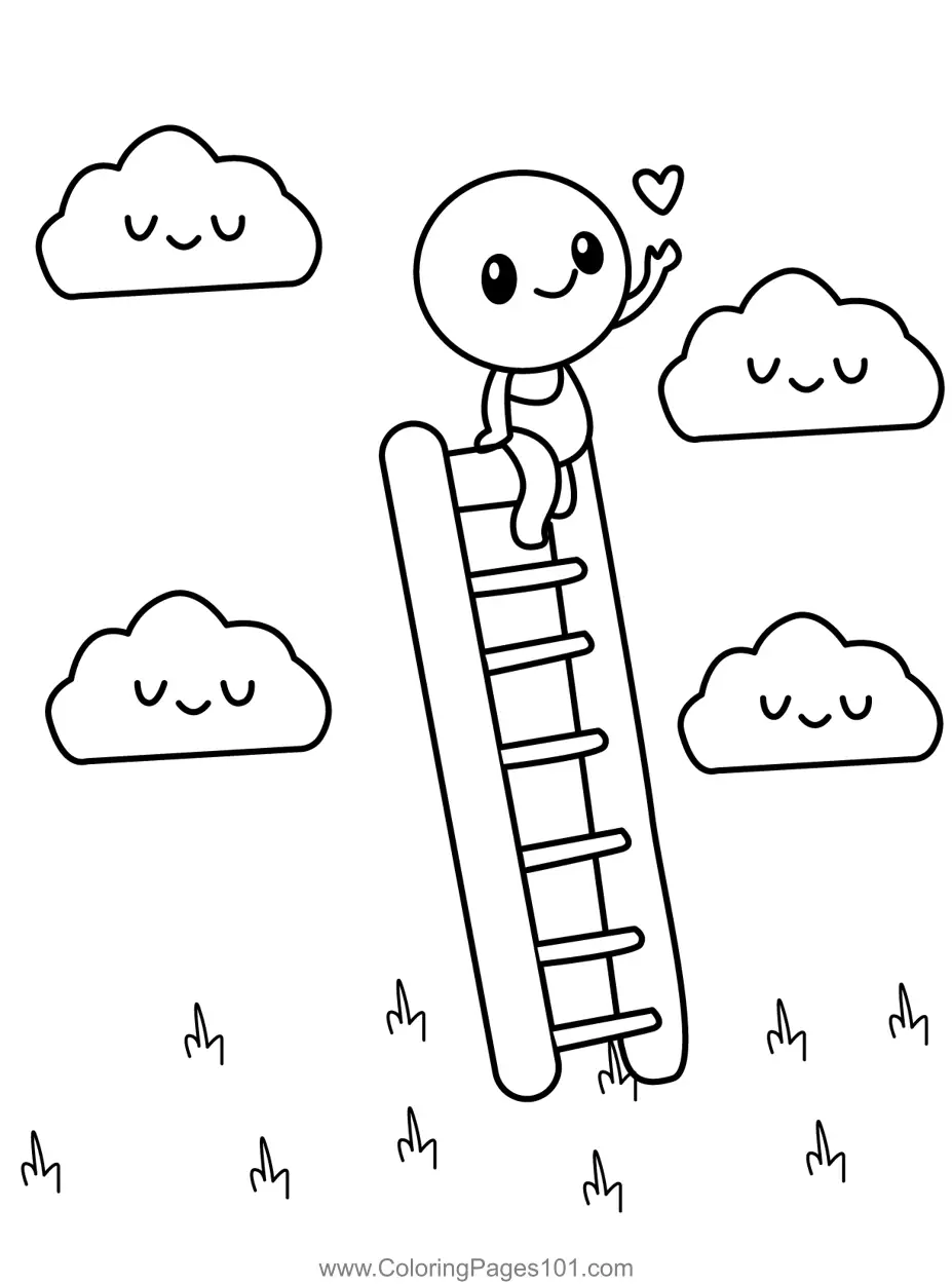 Clouds Coloring Pages 4