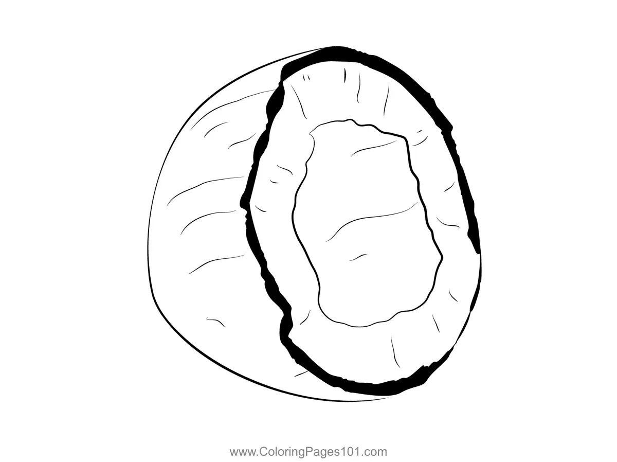 Coconut Coloring Pages 8