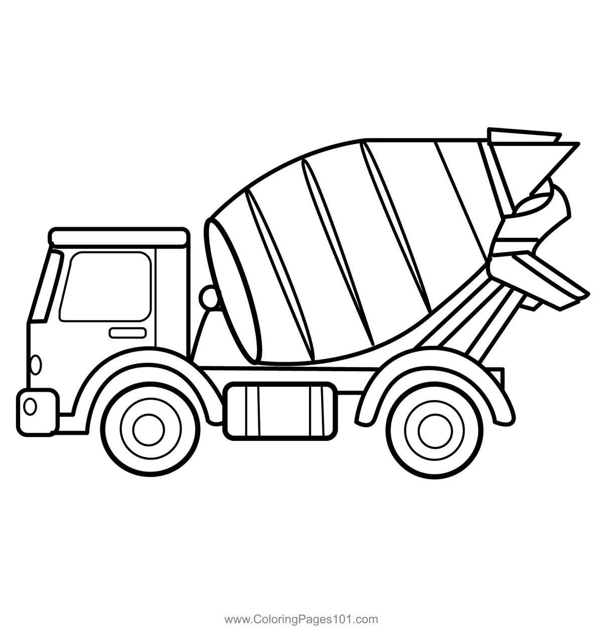 Construction Vehicles Coloring Pages 1