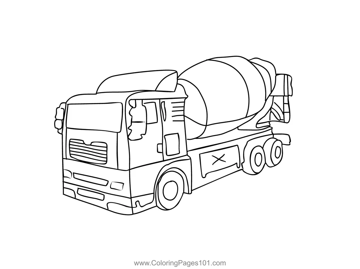 Construction Vehicles Coloring Pages