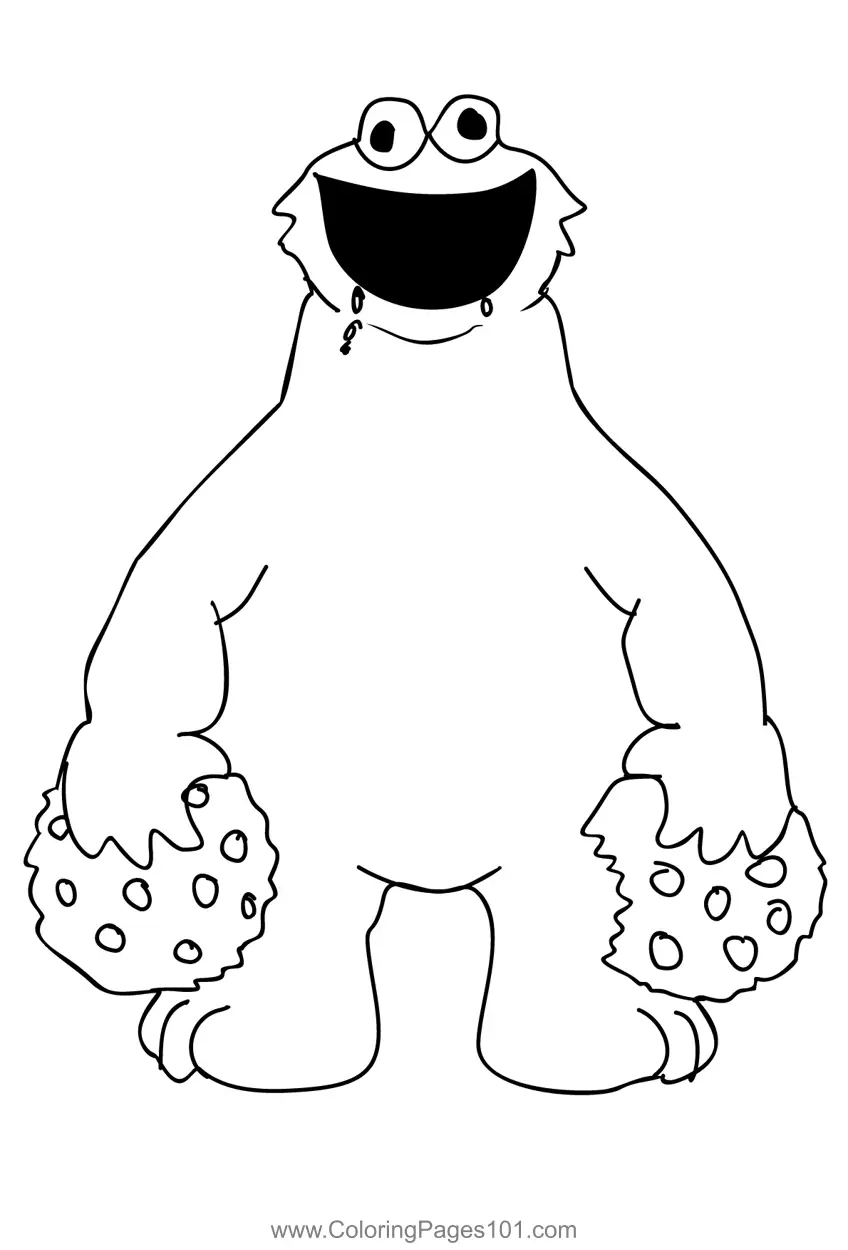 Cookie Monster Coloring Pages