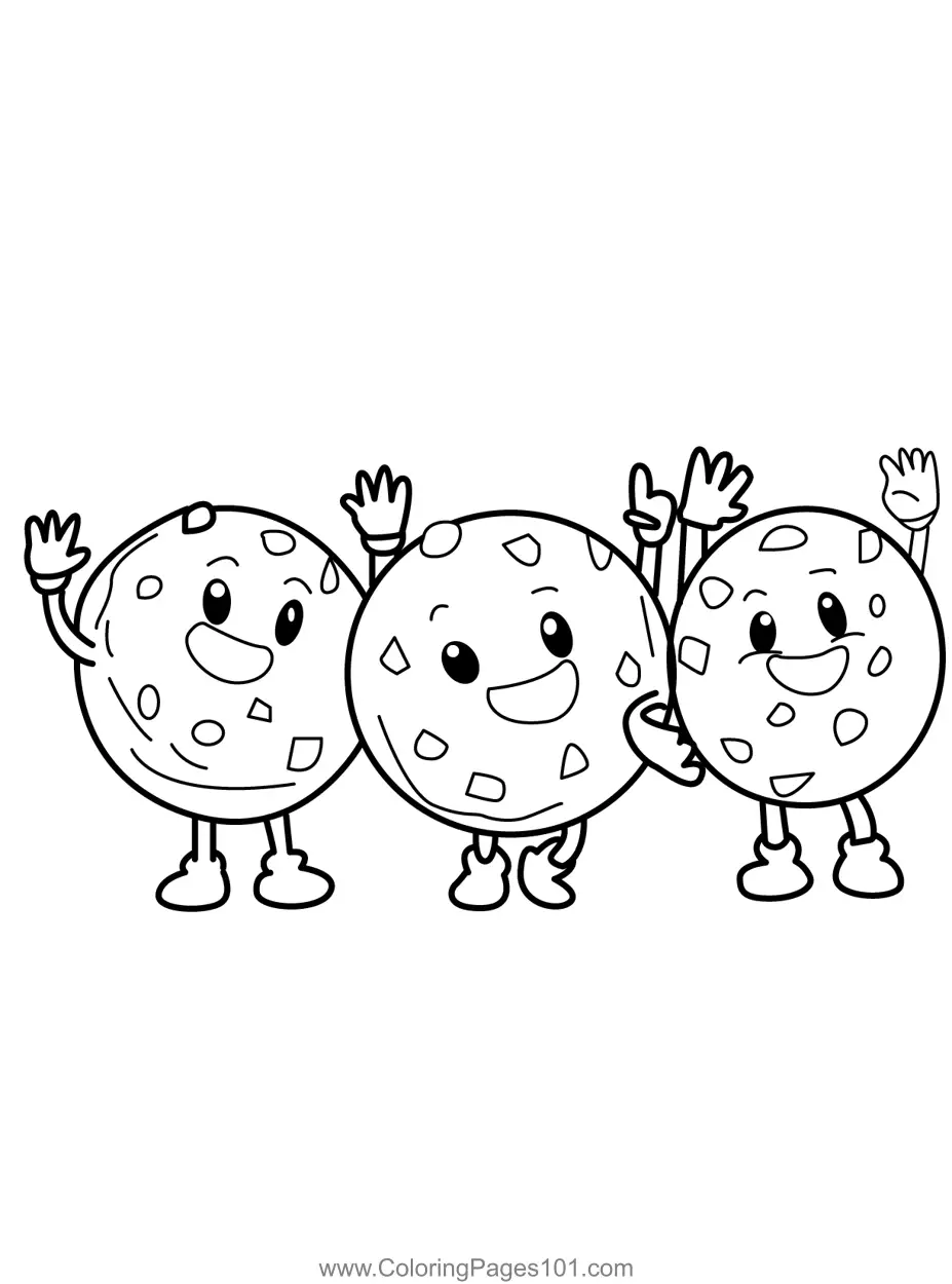 Cookies Coloring Pages 2