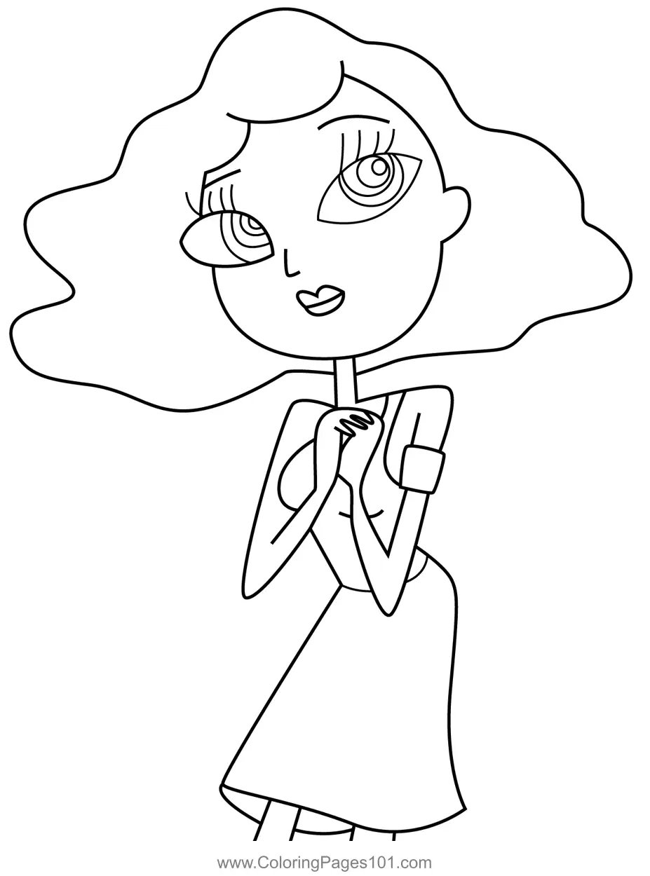 Courage the Cowardly Dog Coloring Pages 3