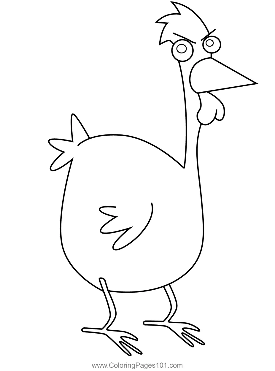 Courage the Cowardly Dog Coloring Pages 4